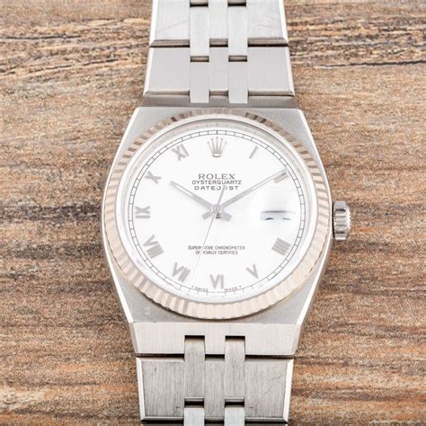 rolex oyster perpetual quartz 23k 30m|rolex oysterquartz datejust 17014.